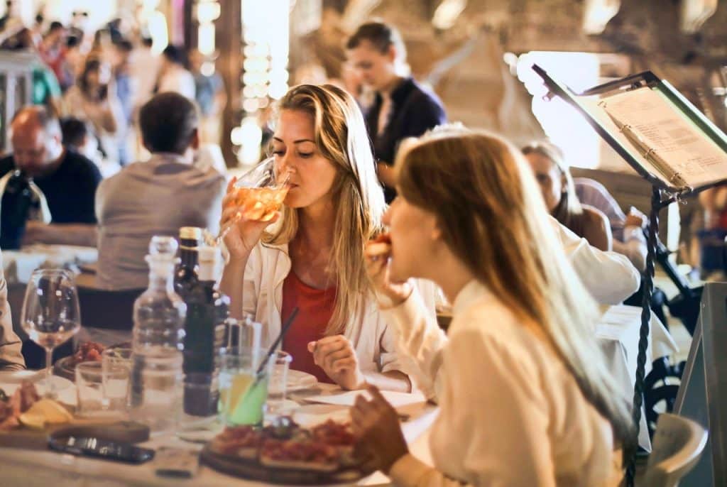 clientes d'un restaurant