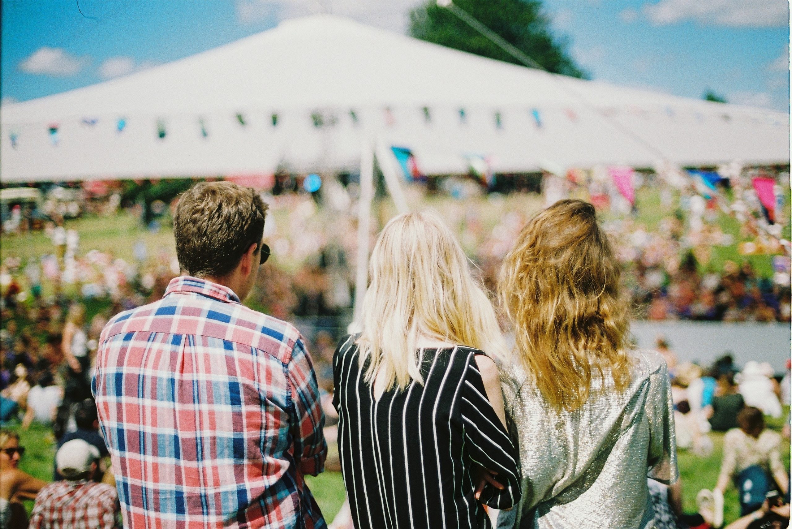 Une fête organisée dans un parc